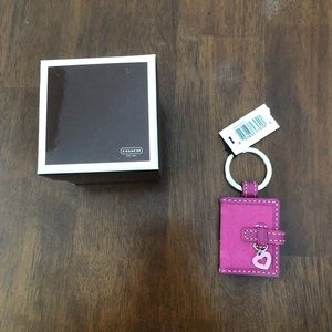 Vintage COACH Mini Sig. Pic. Frame Keyfob